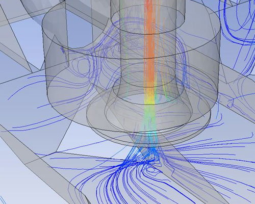 Submerged Vortex Beneath an Inlet