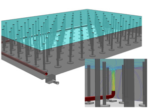 Underground Reservoir with Submerged Inlet